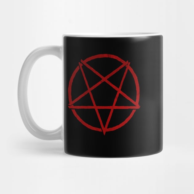 Red Satanic Pentagram | Hail Satan by WearSatan